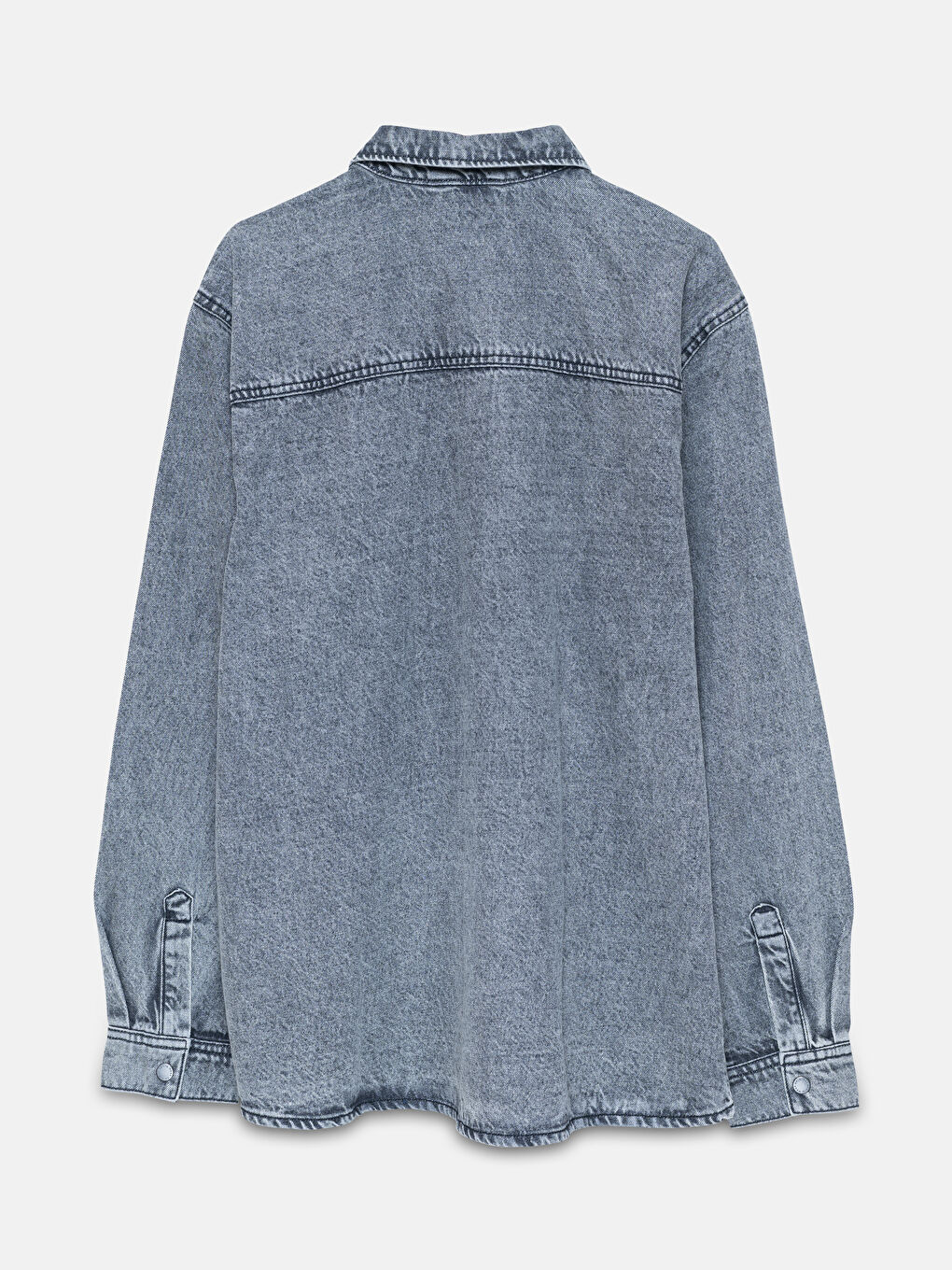 LCW Jeans Long Sleeve Denim Shirt -W42815Z8-GRD