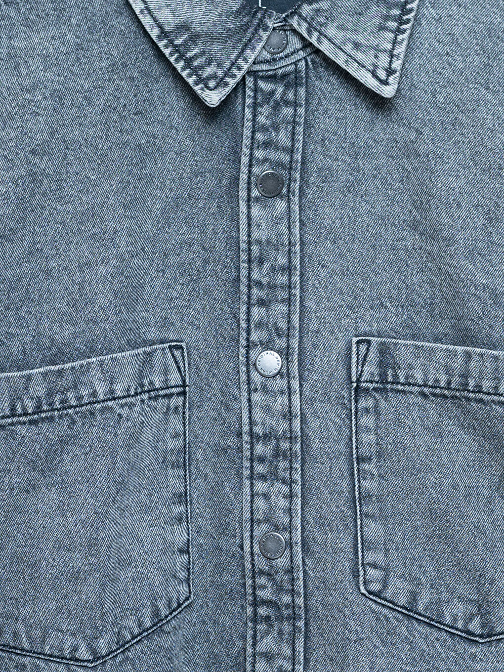 LCW Jeans Long Sleeve Denim Shirt -W42815Z8-GRD