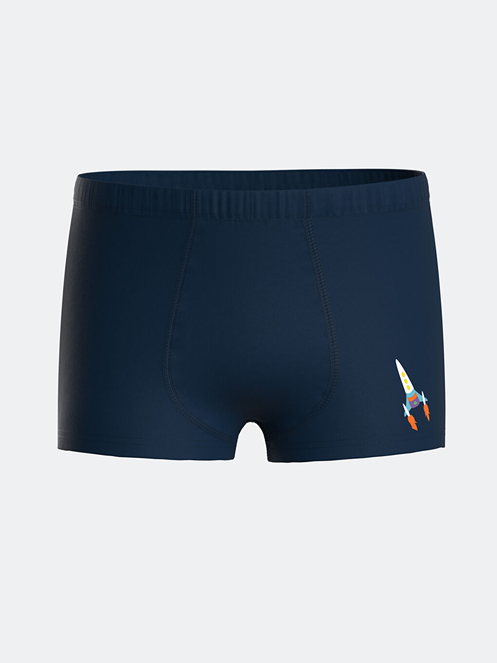 Lacivert Baskılı Erkek Çocuk Boxer