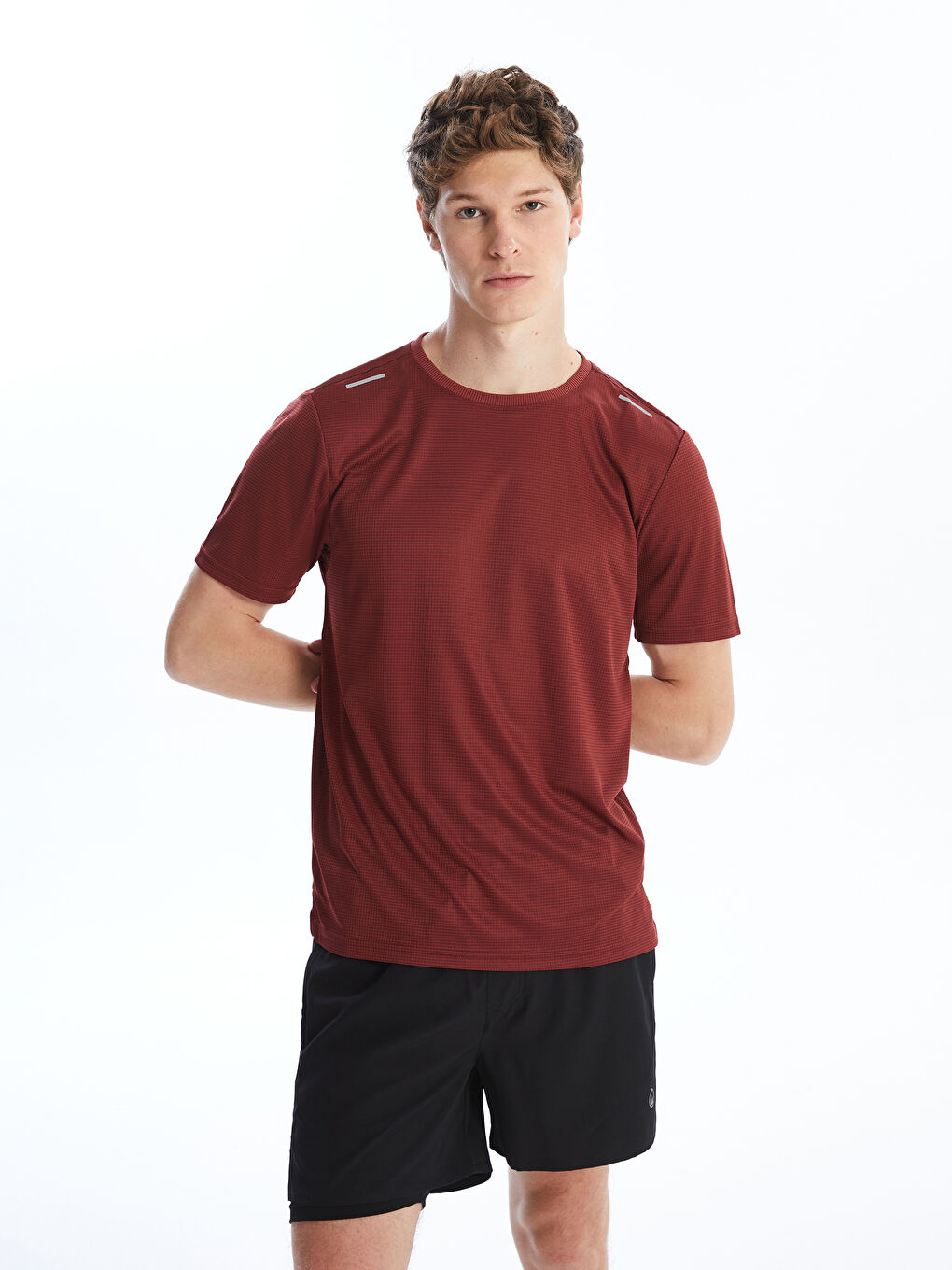 Xside Active Sportska majica s okruglim izrezom i kratkim rukavima za muškarce, teksturirana -W43049Z8-H6R