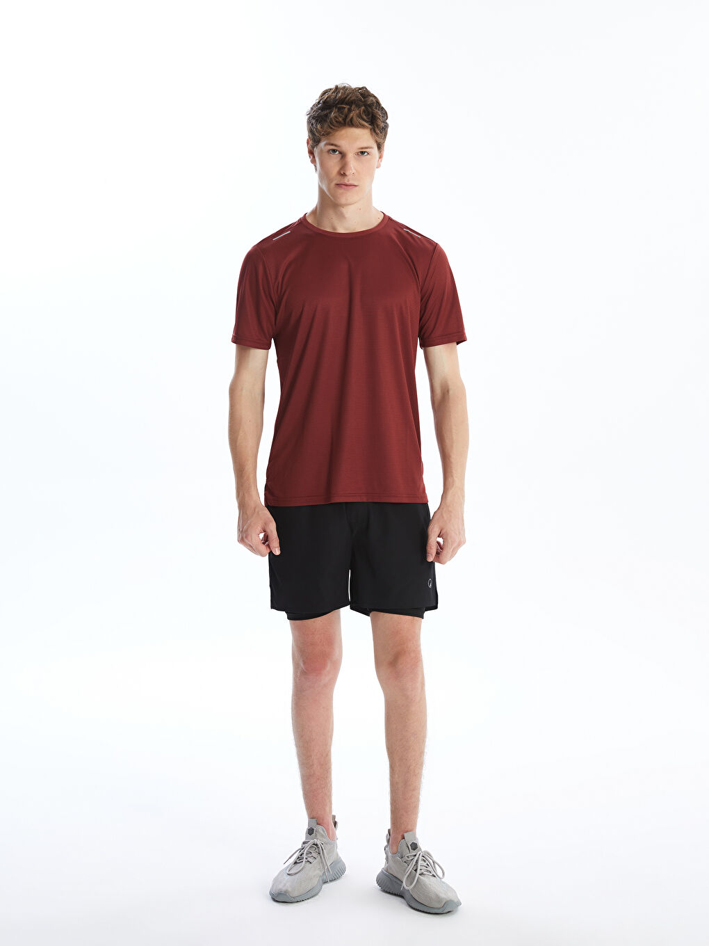Xside Active Sportska majica s okruglim izrezom i kratkim rukavima za muškarce, teksturirana -W43049Z8-H6R