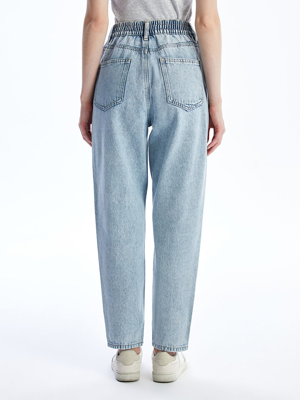 LCW Jeans Elastischer Bund Lässige Passform Damen Jeans -W43139Z8-311