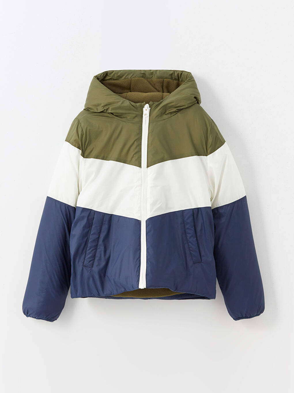 Hooded Boy Coat -W43144Z4-H1Z
