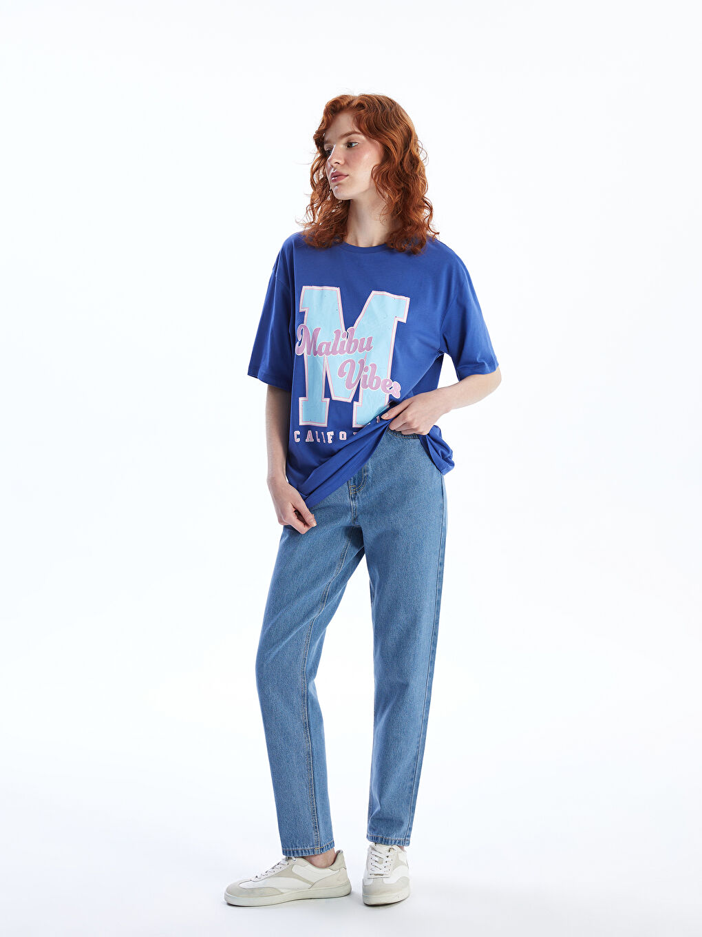 LCW Jeans Jean Coupe Maman pour Femmes -W43190Z8-311