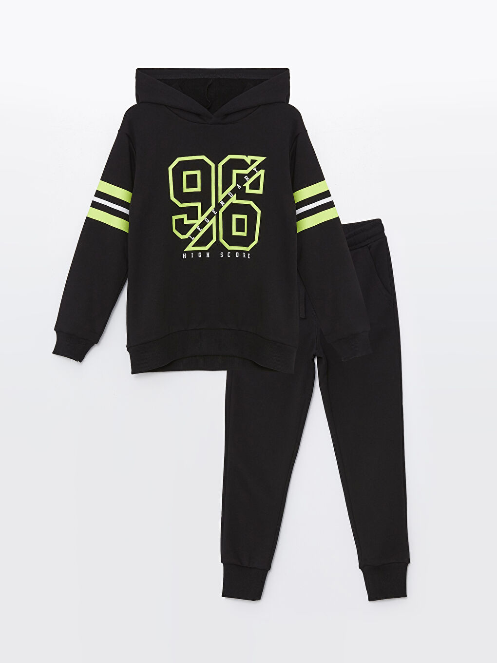 Hooded Long Sleeve Boys' Sweatshirt and Sweatpants 2 Pack Set