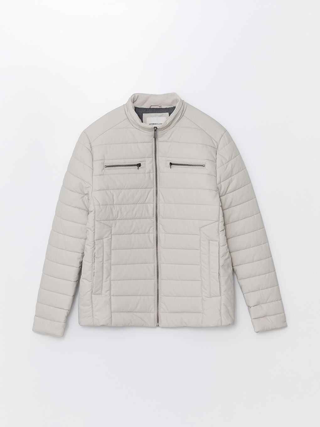 بالطو جلد صناعي بياقة قميص عادي للرجال