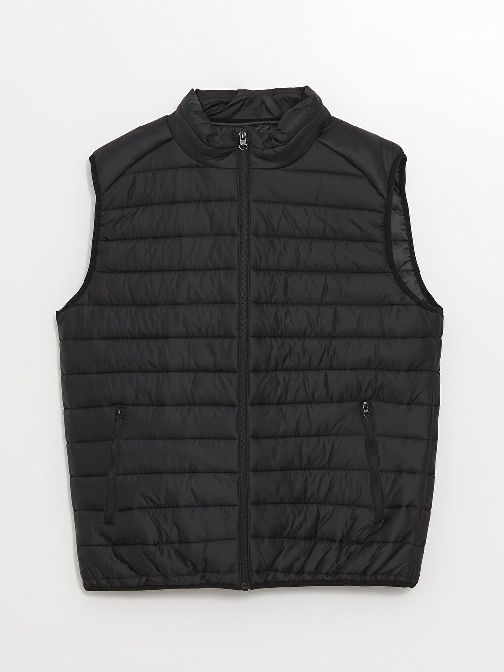 Gilet Doudoune à Col Cheminée pour Hommes Coupe Standard-5