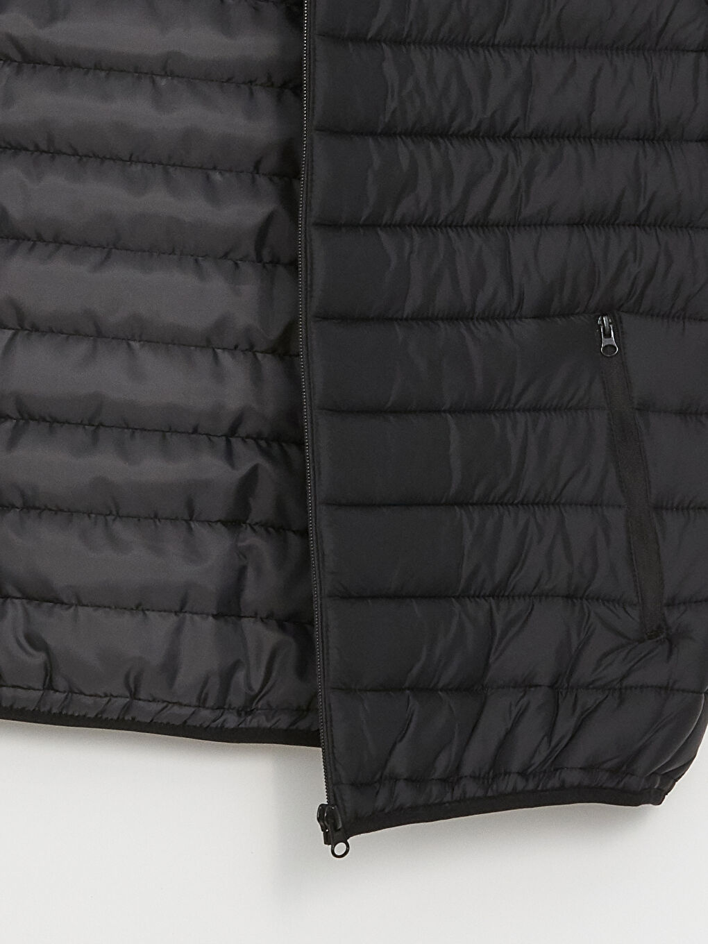 Gilet Doudoune à Col Cheminée pour Hommes Coupe Standard-6