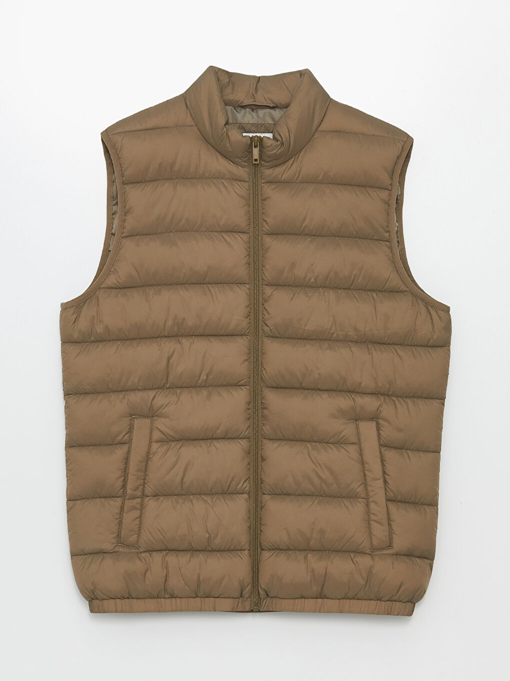 Standard Fit Funnel Neck Men's Puffer Gilet