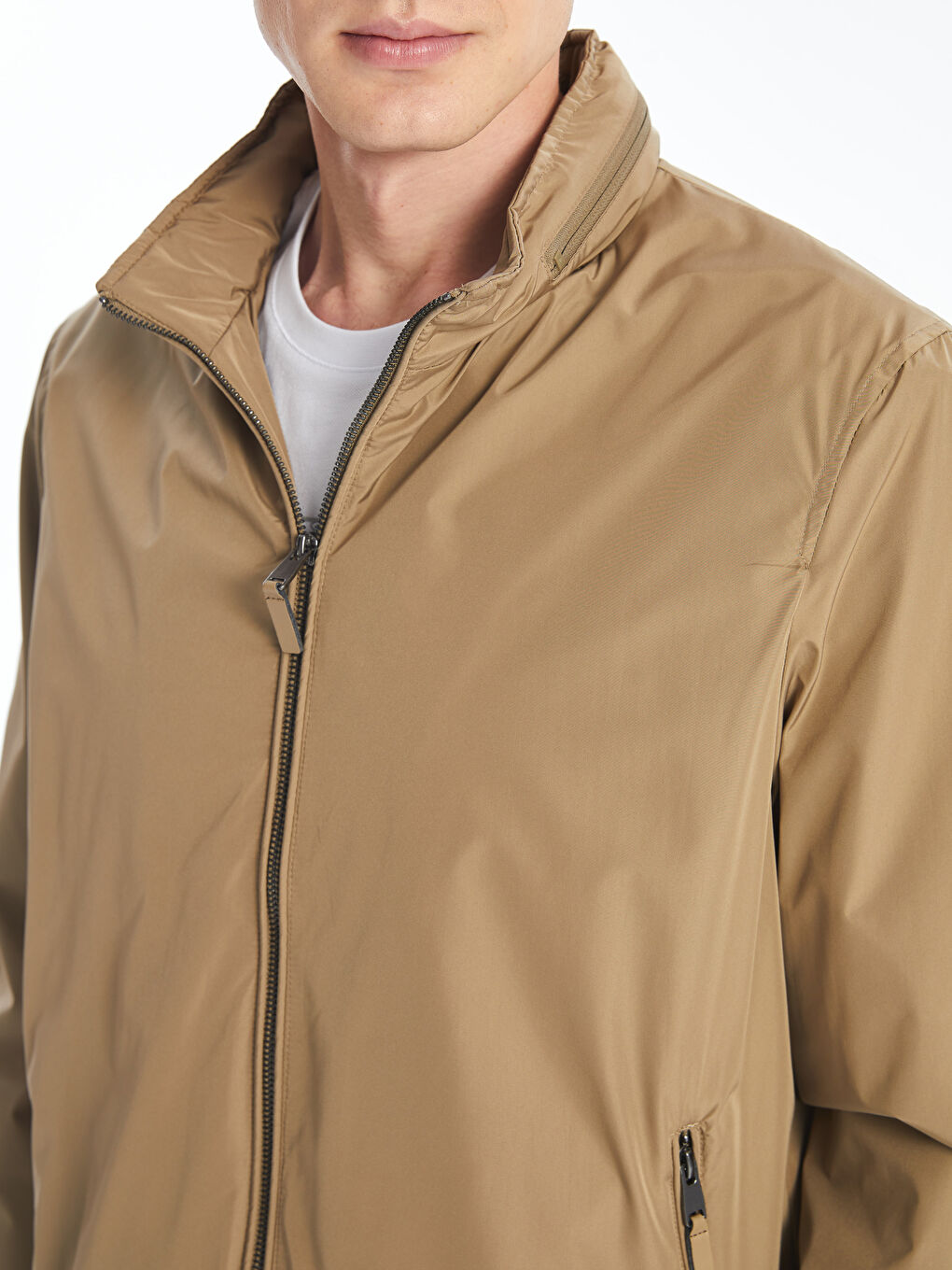 معطف رجال بقبّ بمقاس عادي-2