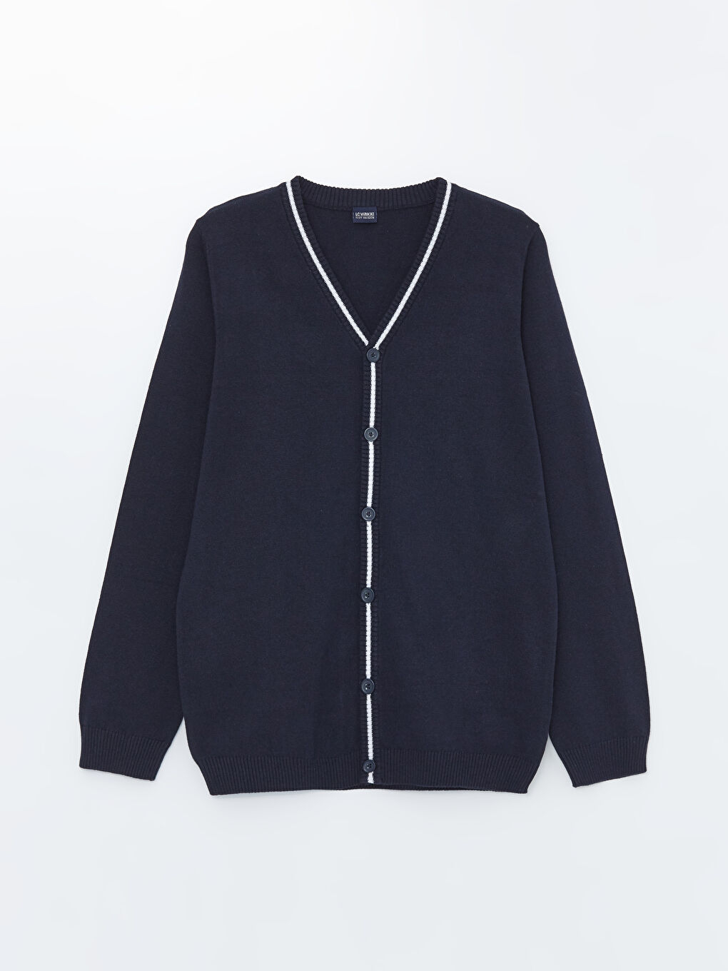 Cardigan en Tricot pour Garçons à Encolure en V