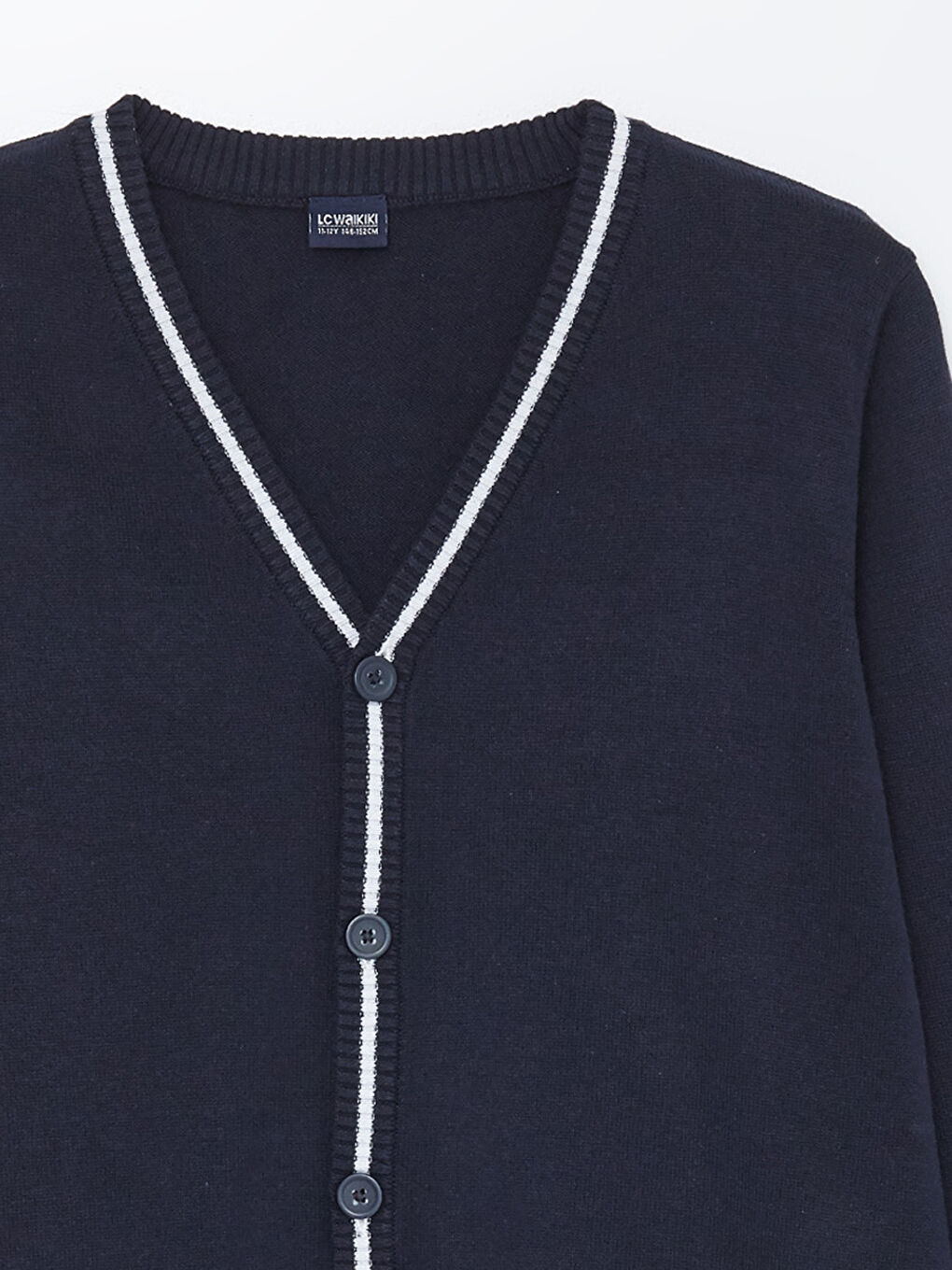 Cardigan en Tricot pour Garçons à Encolure en V-2