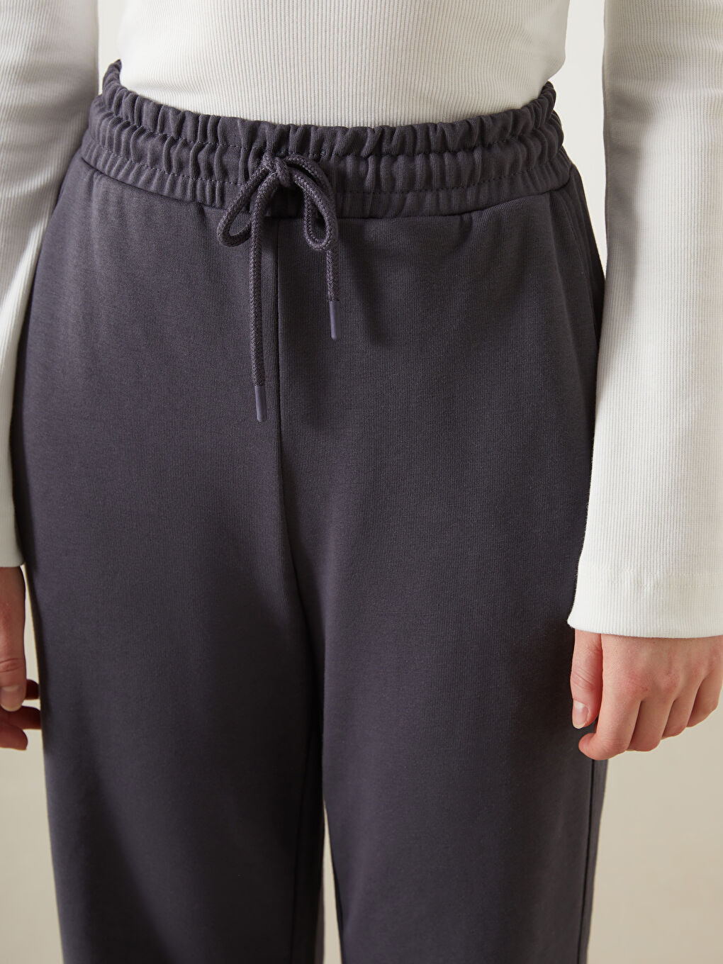 LCW Vision Women's Sweatpants with Elastic Waist -W43310Z8-HGV