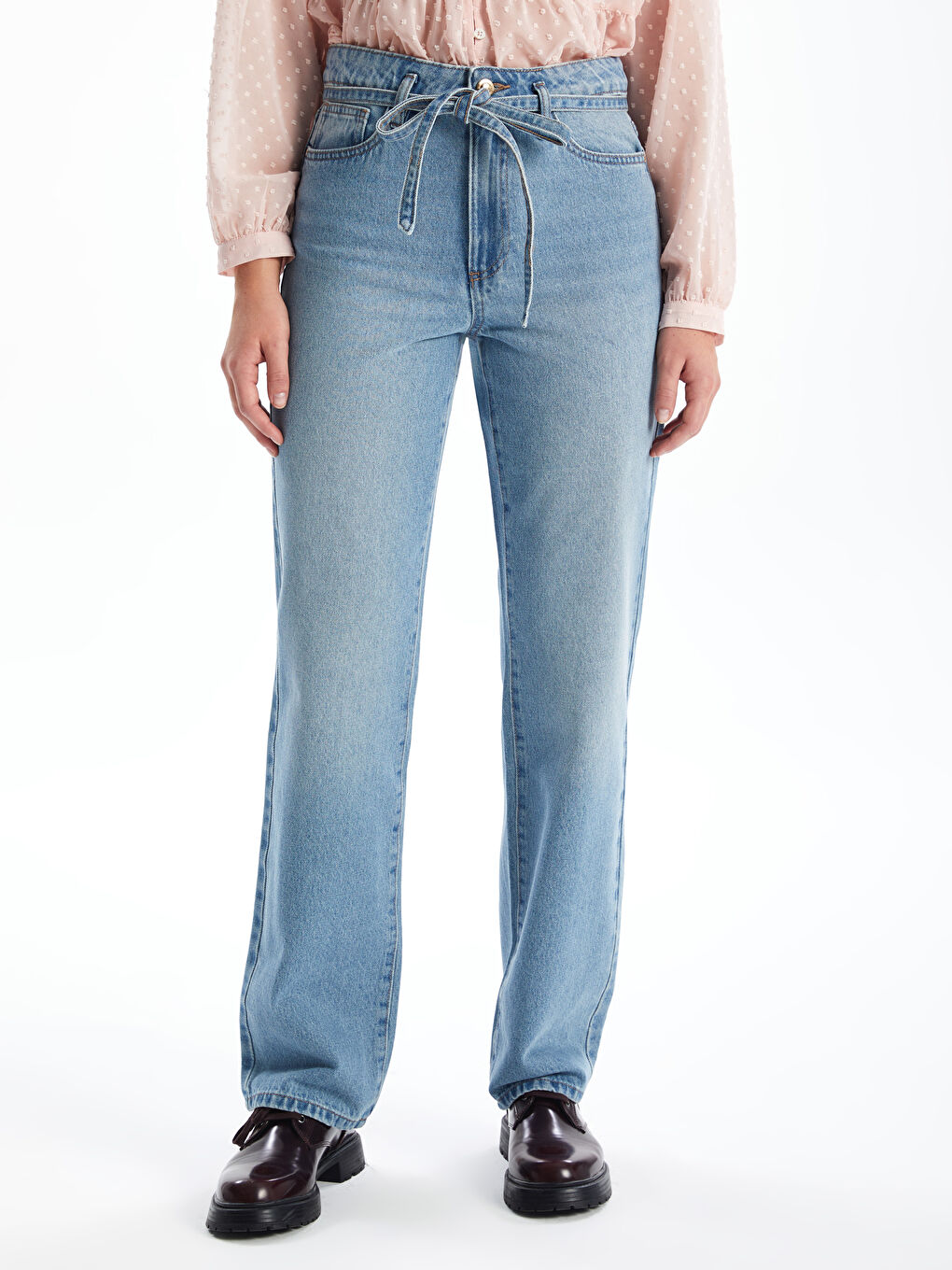 Straight Fit Women's Jeans-1