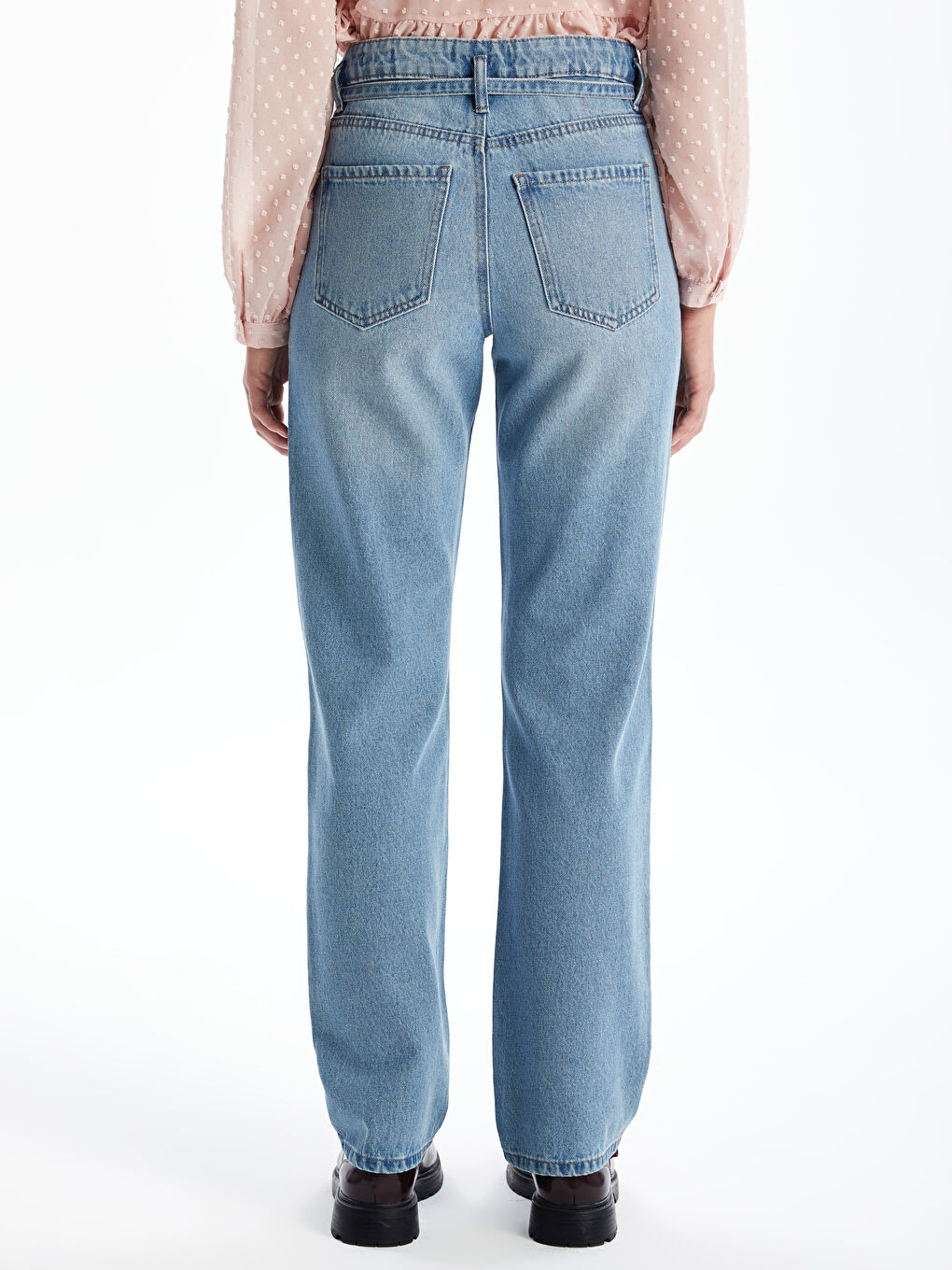 Straight Fit Women's Jeans-3