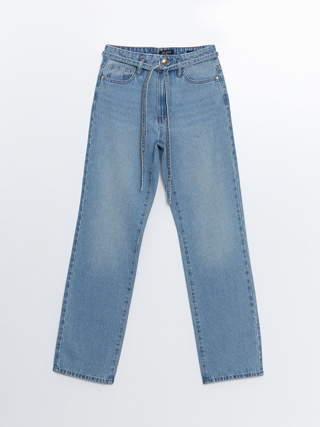 Straight Fit Women's Jeans-4