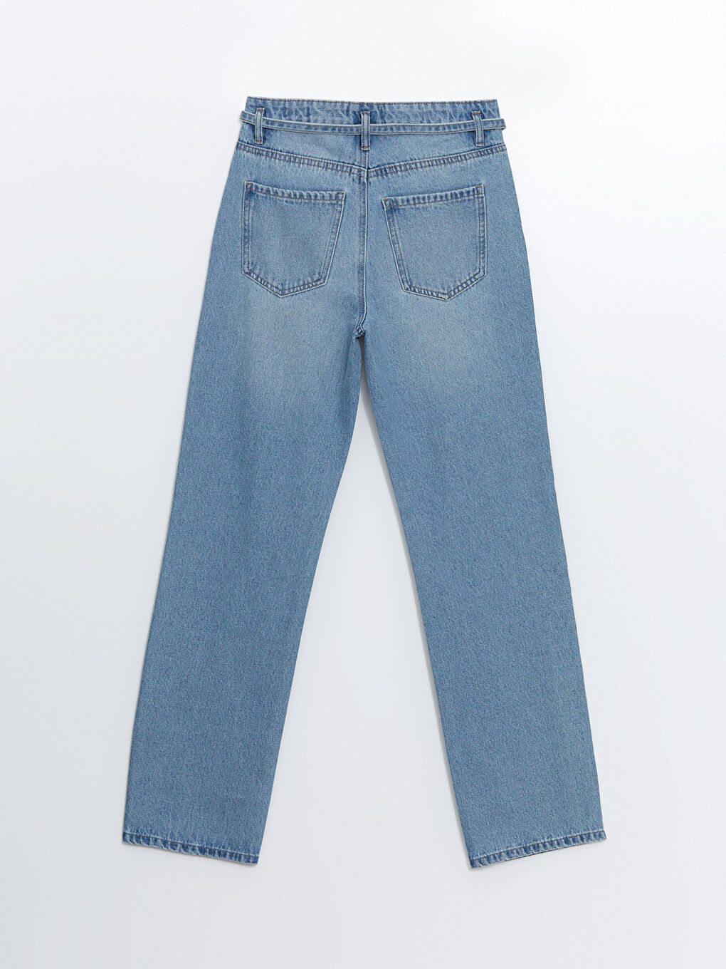 Straight Fit Women's Jeans-5