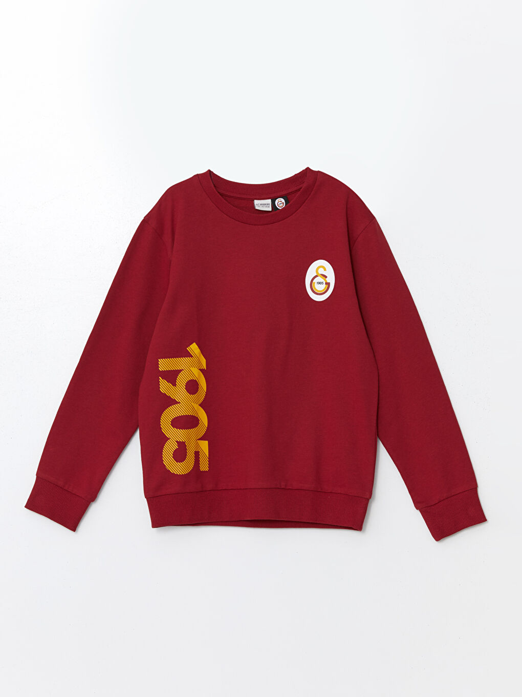 LC WAIKIKI Kırmızı Galatasaray Baskılı Erkek Çocuk Sweatshirt