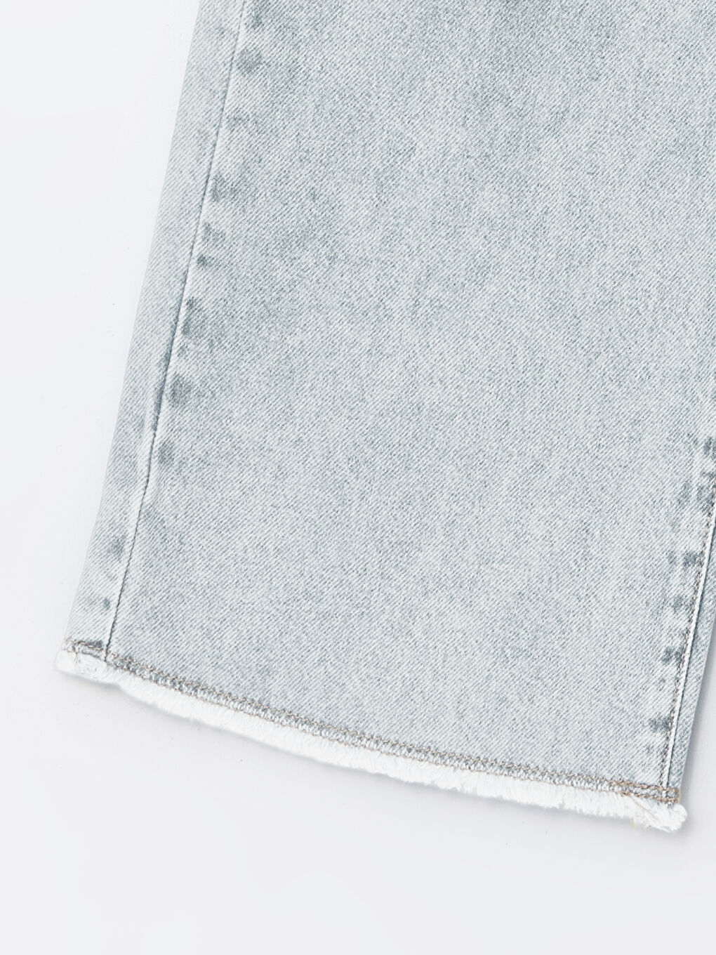 Wideleg Kız Çocuk Jean Pantolon-1