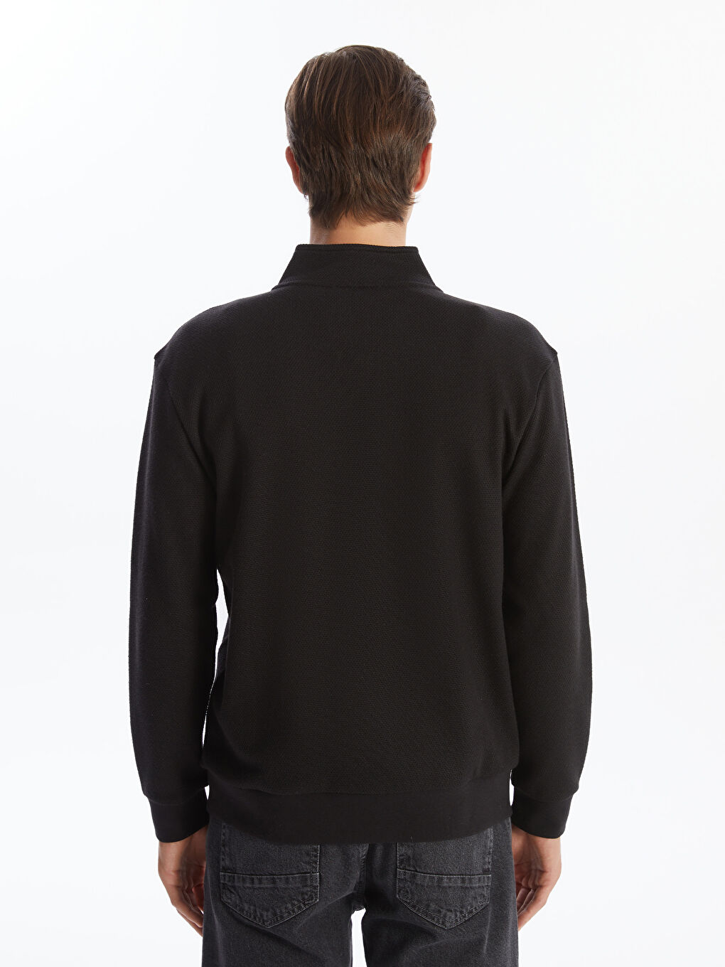 LCW Vision Funnel Neck Men's Sweatshirt -W43460Z8-CVL