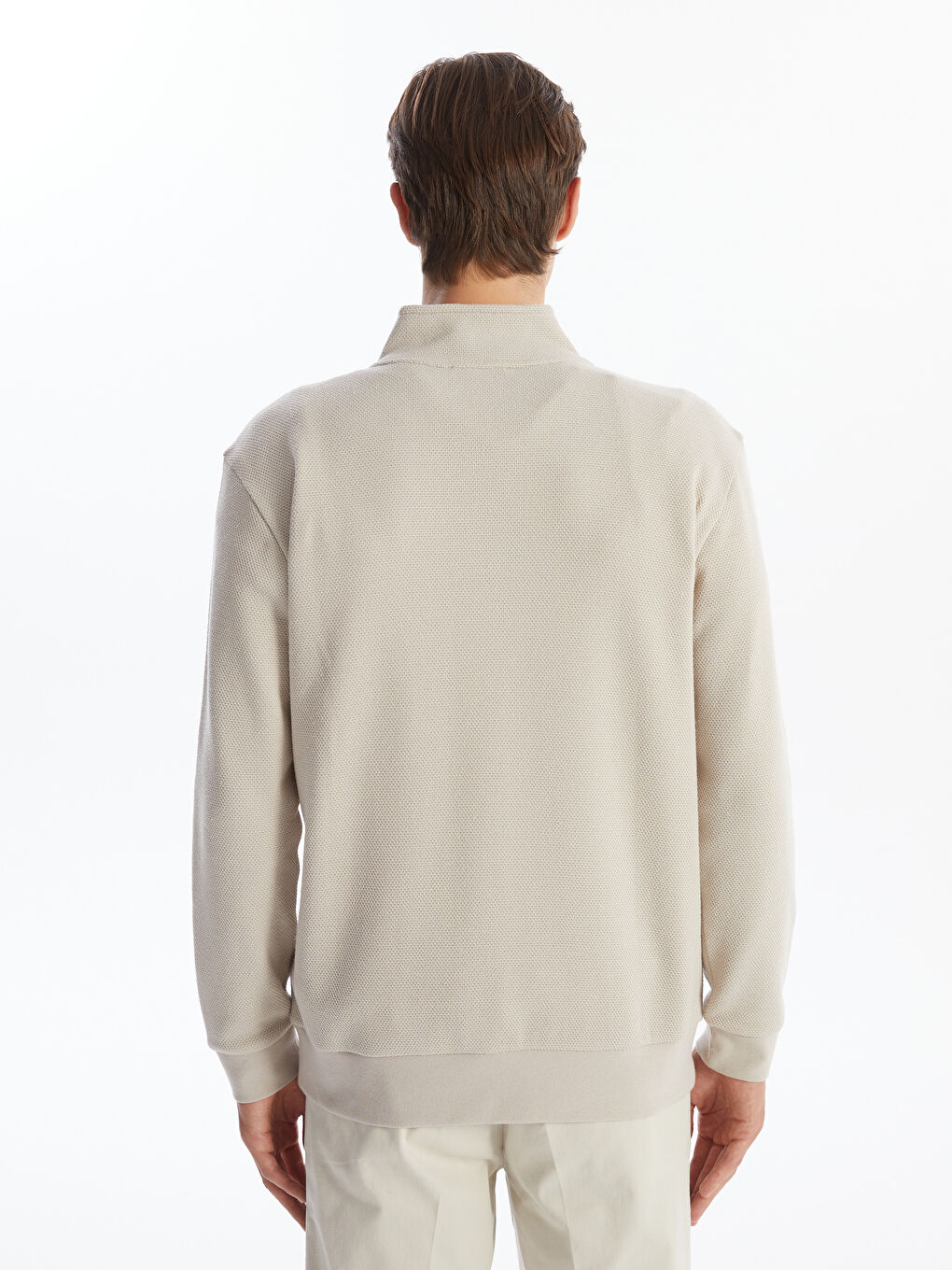 LCW Vision Funnel Neck Men's Sweatshirt -W43460Z8-J0B