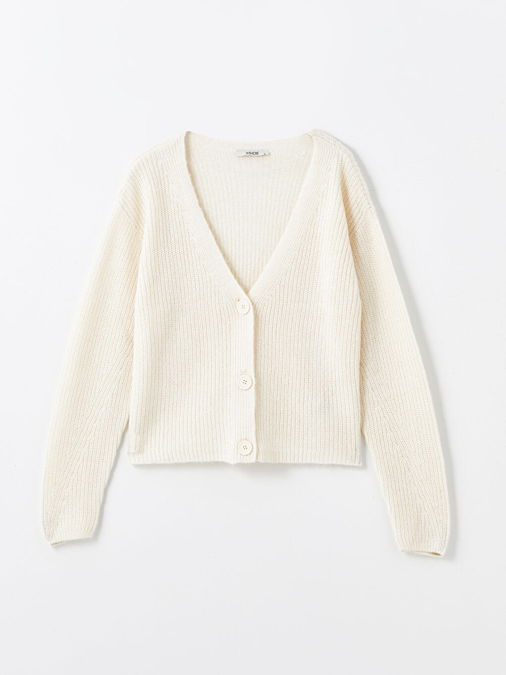 XSIDE Cardigan Tricotat cu Decolteu în V pentru Femei -W43519Z8-R9J