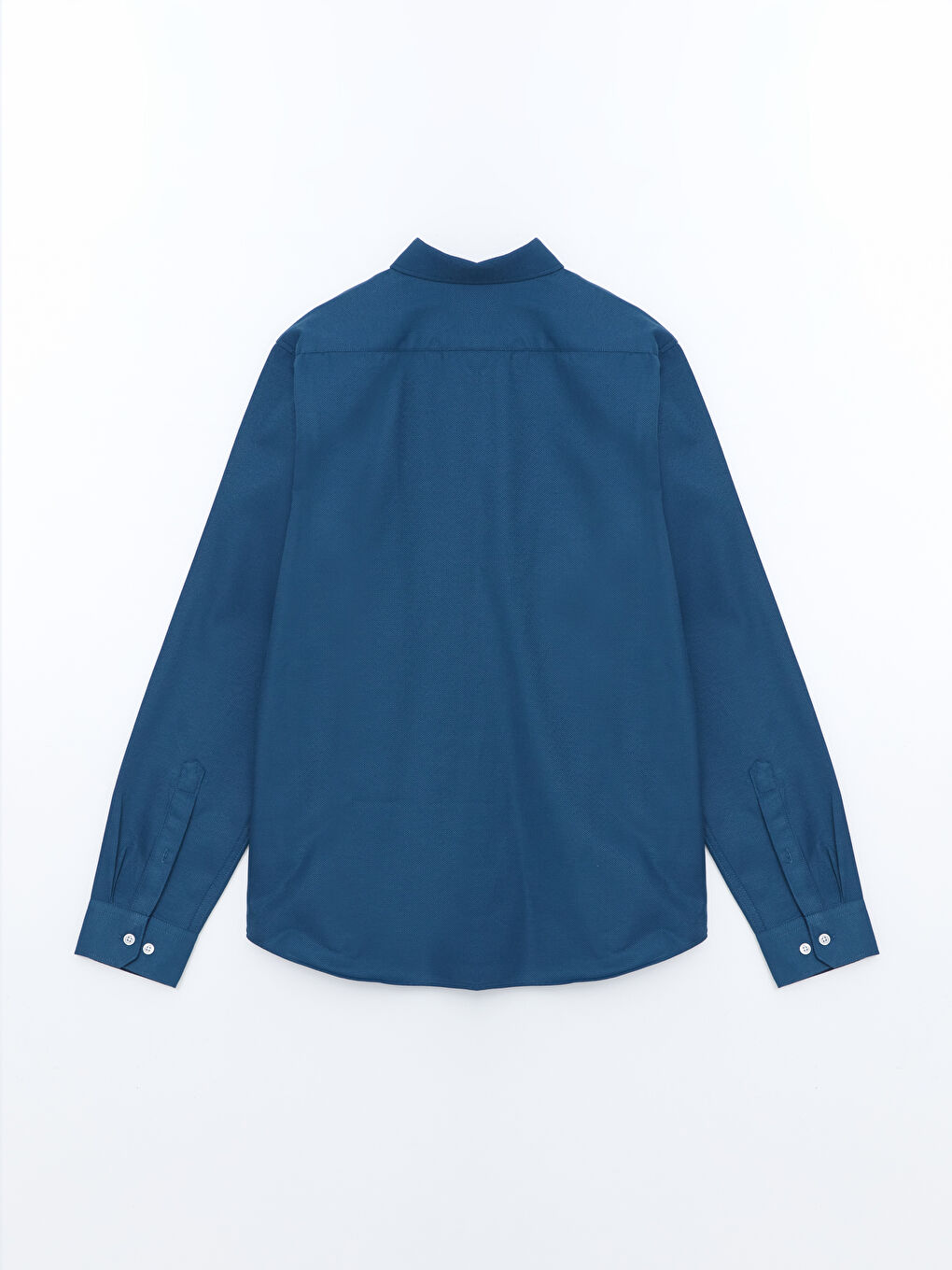 قميص رجالي كم طويل بقماش دوبي بقصة رفيعة-5