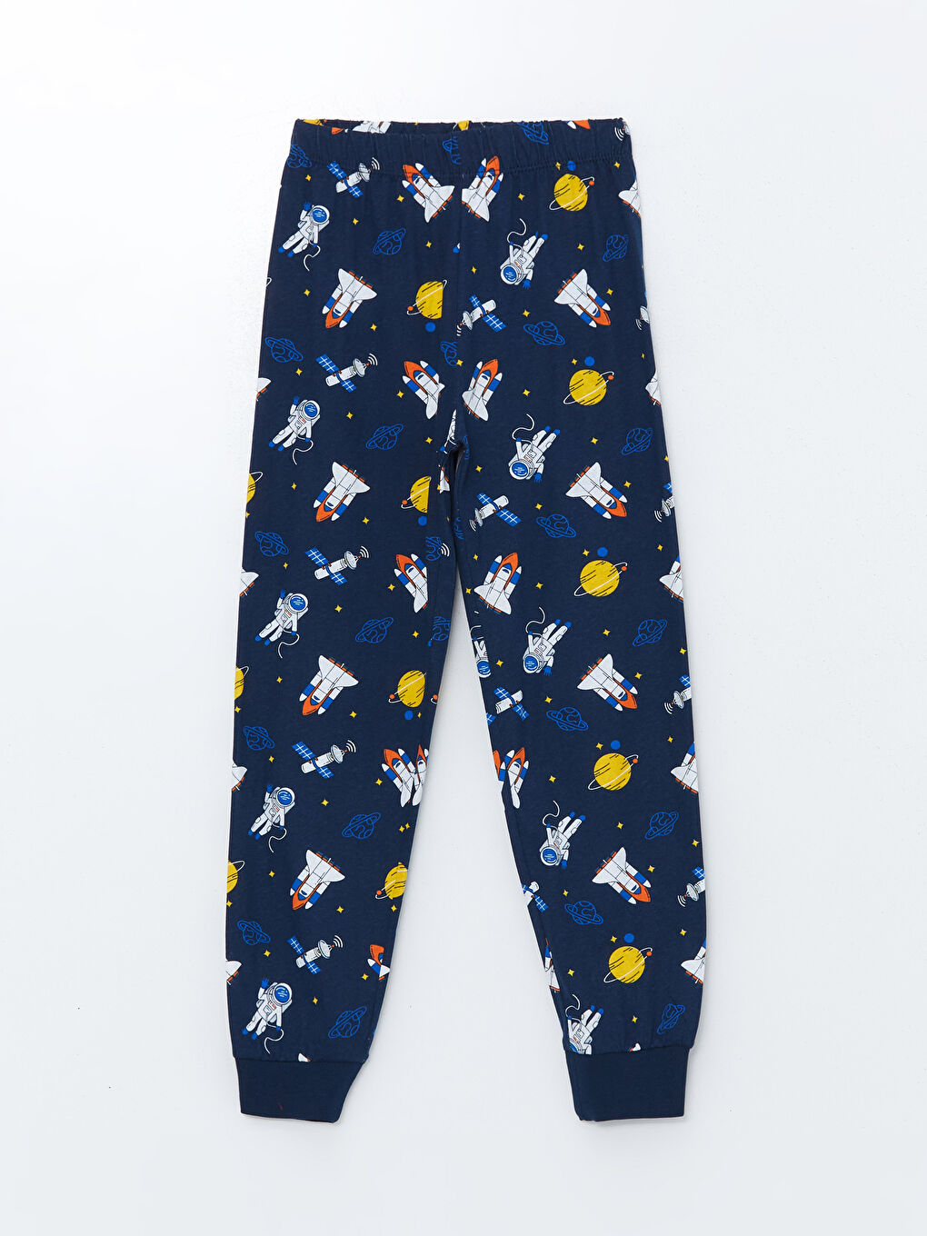 Lacivert Beli Lastikli Erkek Çocuk Pijama Alt