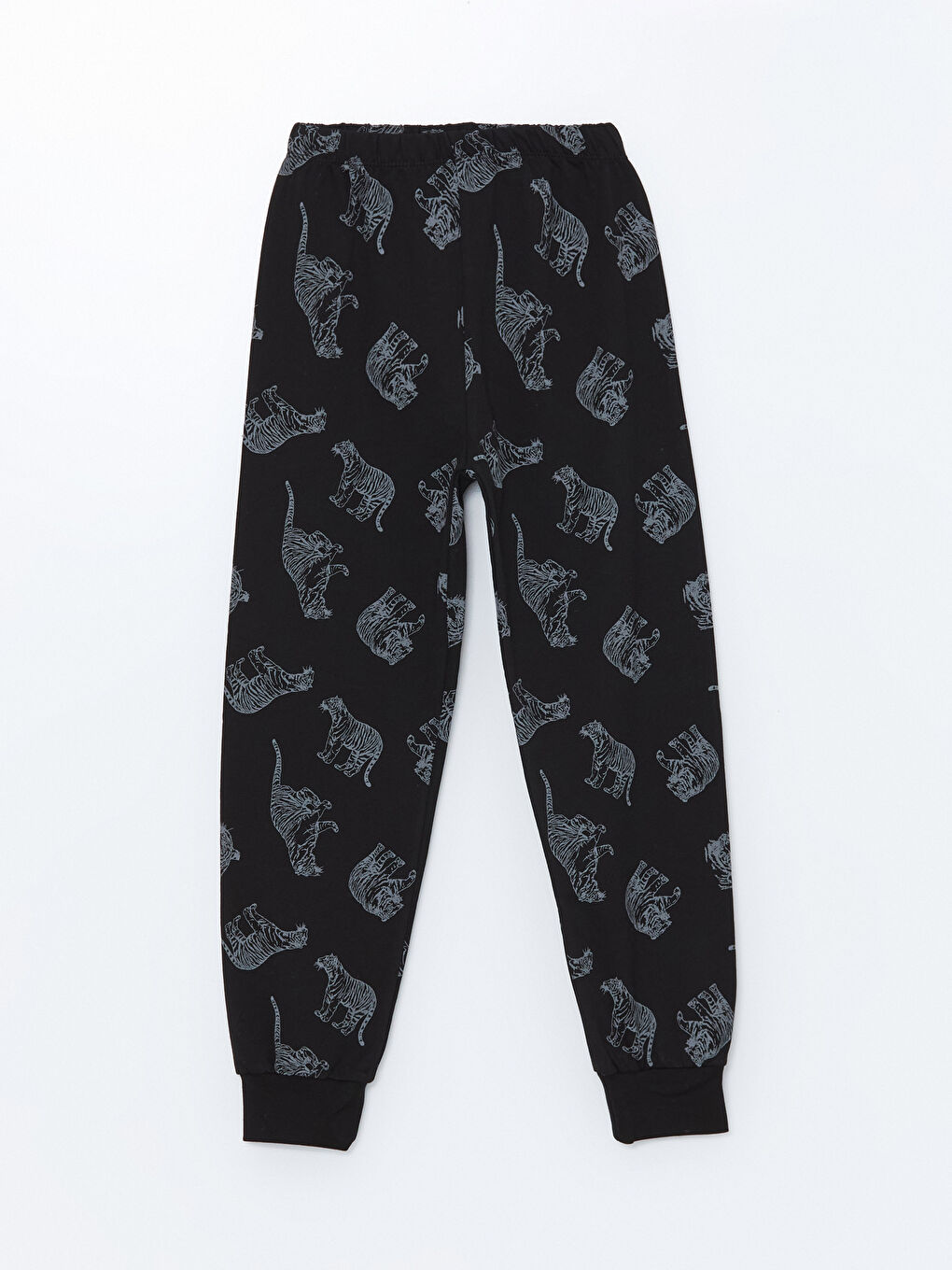 LCW Kids Crew Neck Printed Long Sleeve Boys' Pyjama Set -W43642Z4-LQ9