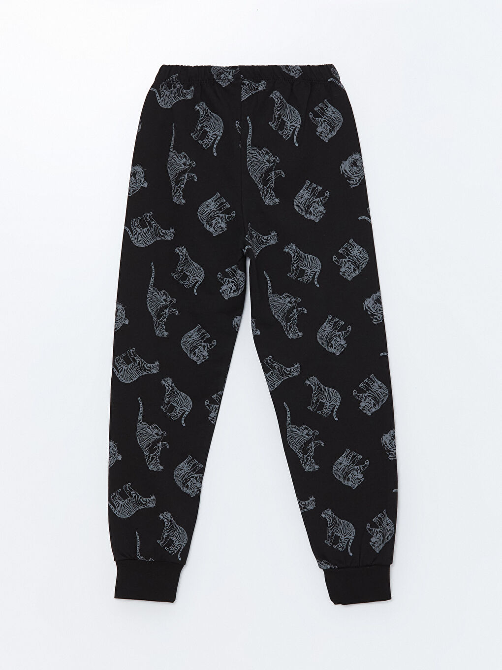 LCW Kids Crew Neck Printed Long Sleeve Boys' Pyjama Set -W43642Z4-LQ9