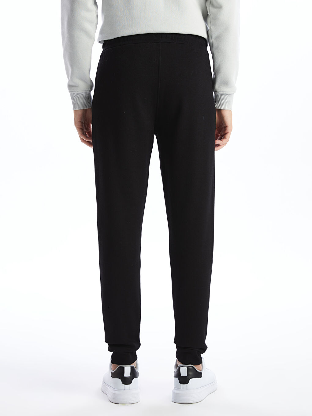 Siyah Standart Kalıp Erkek Jogger Eşofman Altı-3