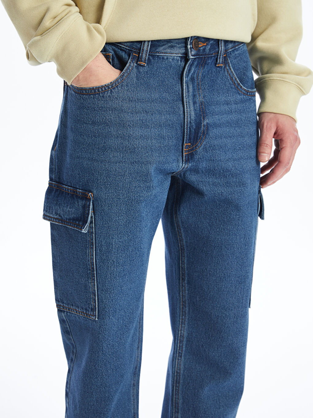 LCW Jeans 780 Jogger Men's Cargo Jeans -W43751Z8-H45