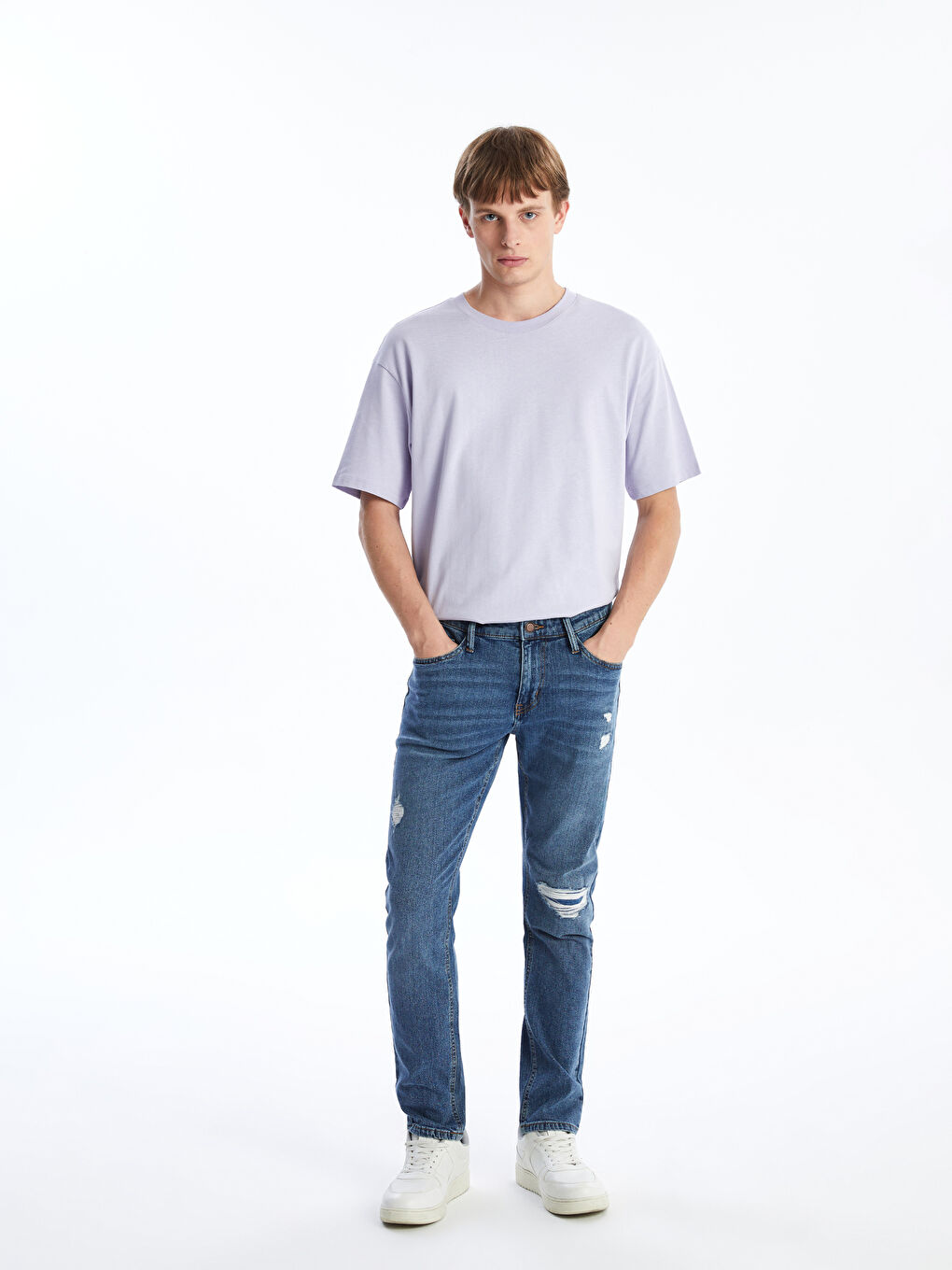 Muške farmerke - slim fit -W43767Z8-H45