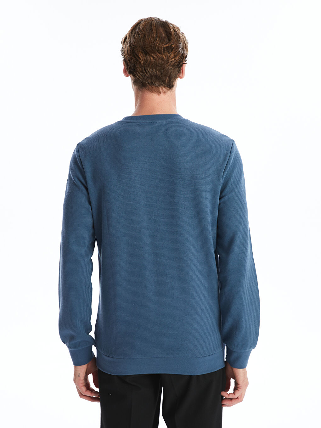 LCWAIKIKI Classic Crew Neck Long Sleeve Men's Sweatshirt -W43770Z8-PJG