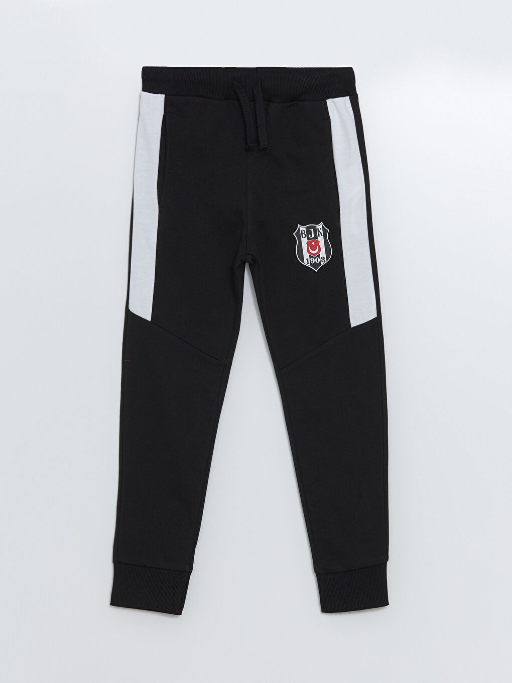 LCW Kids Yeni Siyah Beli Lastikli Beşiktaş Baskılı Erkek Çocuk Jogger Eşofman Altı