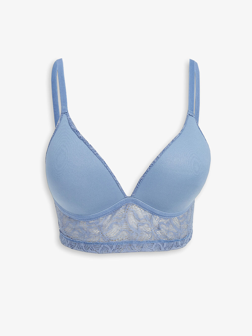 LCW DREAM Mavi Balensiz Dolgusuz Dantelli Bralet - 1