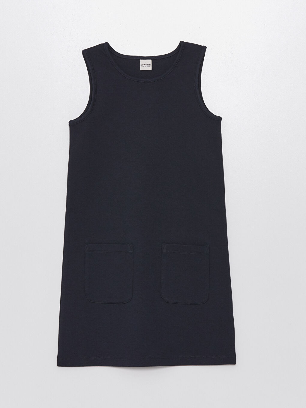 LCW Kids Crew Neck Girls' Dress -W43849Z4-HRC