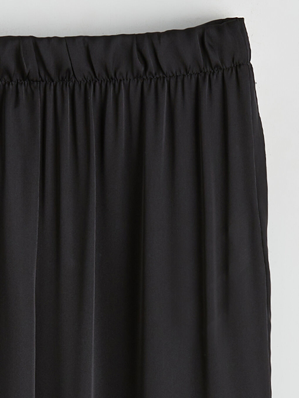 Siyah Beli Lastikli Kadın Pijama Altı-5