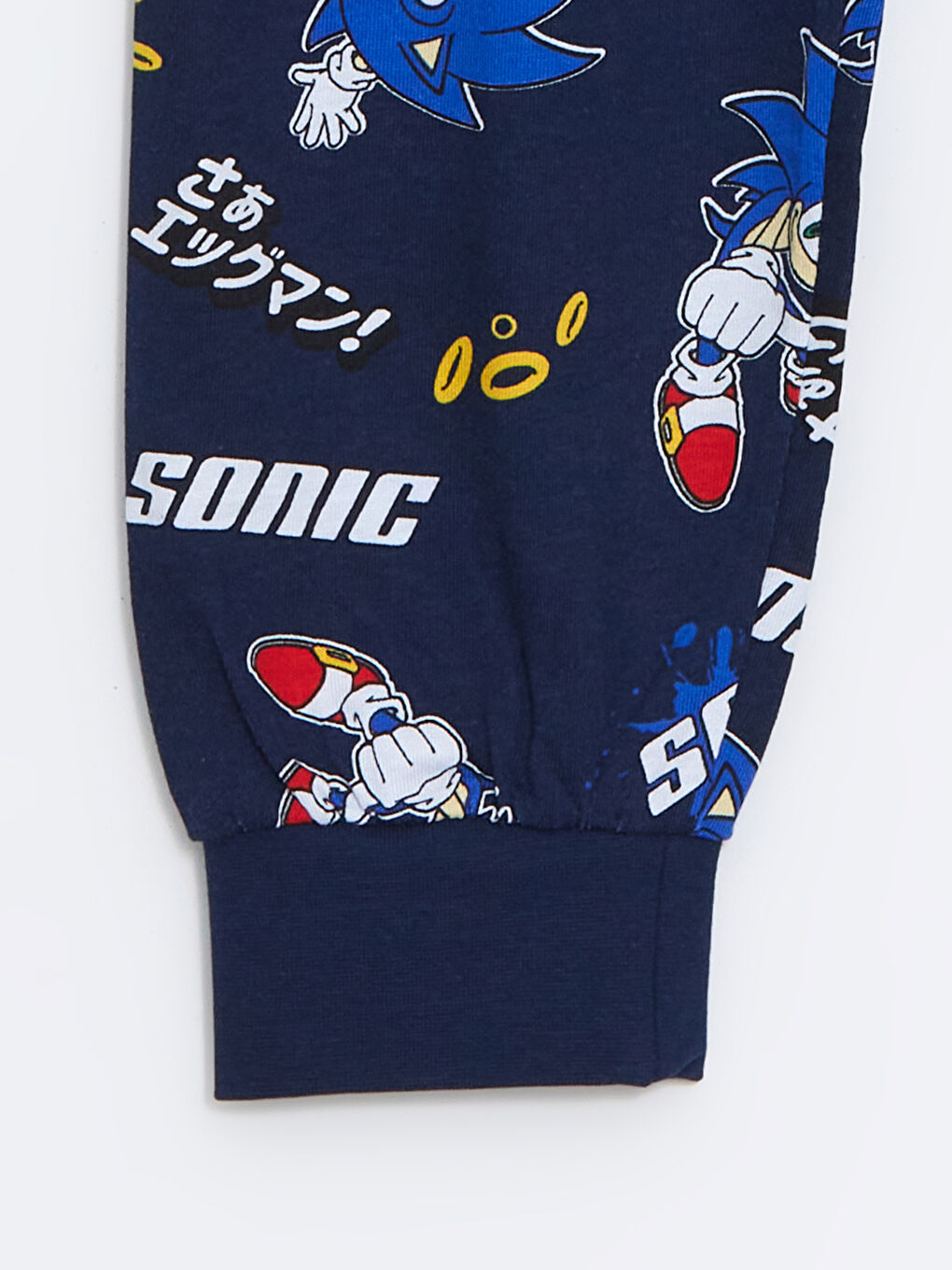 LCW Kids Ensemble de pyjama pour Garçons à col rond Sonic imprimé à manches longues -W43875Z4-HGU