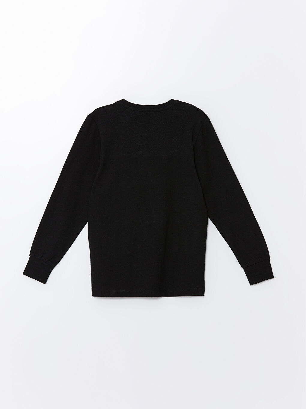 Siyah Bisiklet Yaka Sonic Baskılı Erkek Çocuk Pijama Üst-1