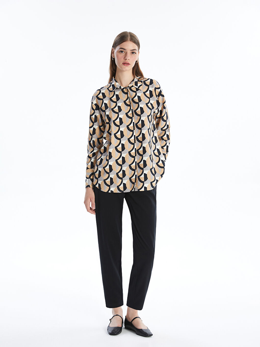 LCW Modest سروال نساء بقصة كاروت بخصر مطاطي -W43913Z8-RQL