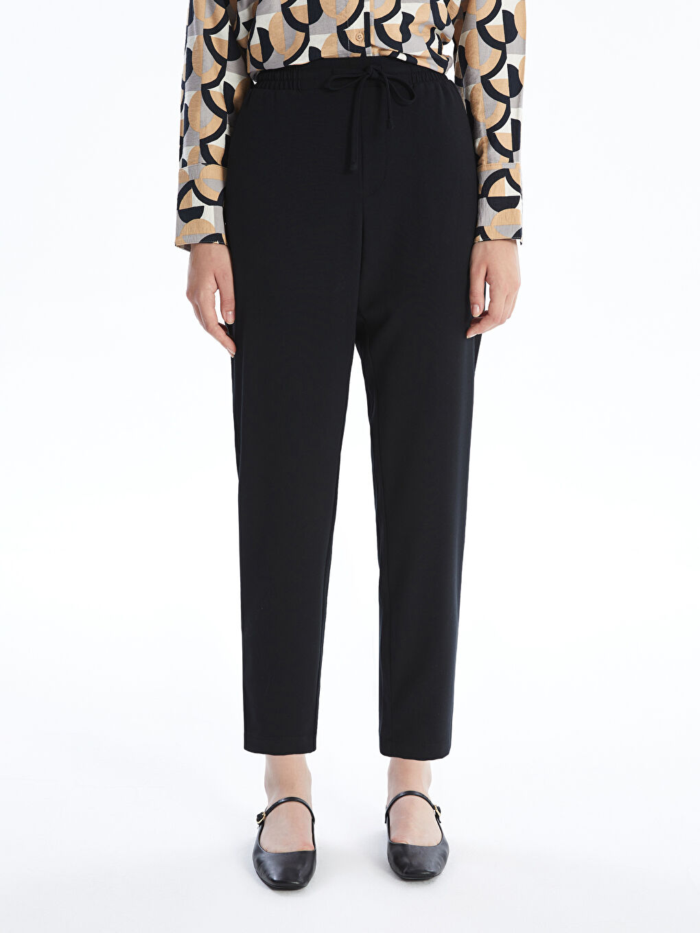 LCW Modest سروال نساء بقصة كاروت بخصر مطاطي -W43913Z8-RQL