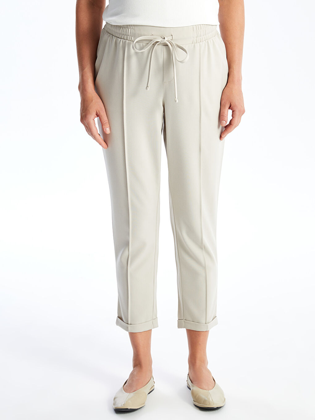 LCW Pantalone za trudnice sa elastičnim strukom -W43927Z8-G8H