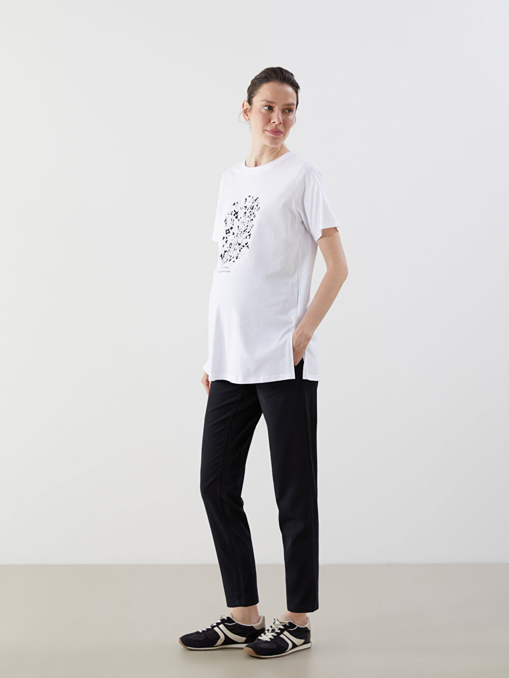 LCW Women's Trousers with Belly Panel -W43928Z8-CVL