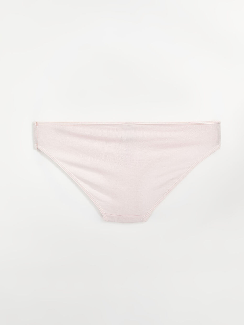 Pembe Düz Bikini Külot-1