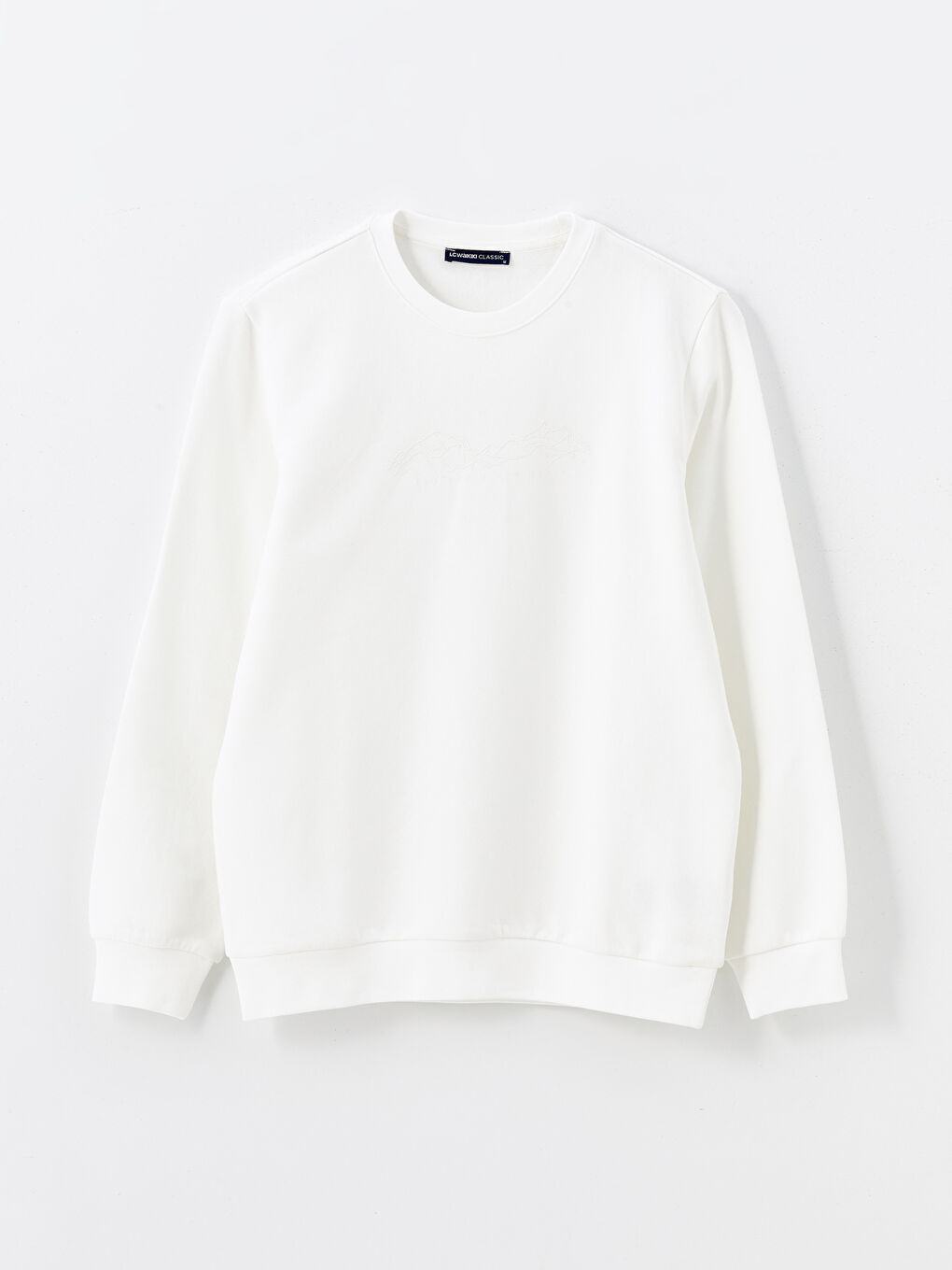 Crew Neck Printed Men's Thick Sweatshirt -W44113Z8-R9J