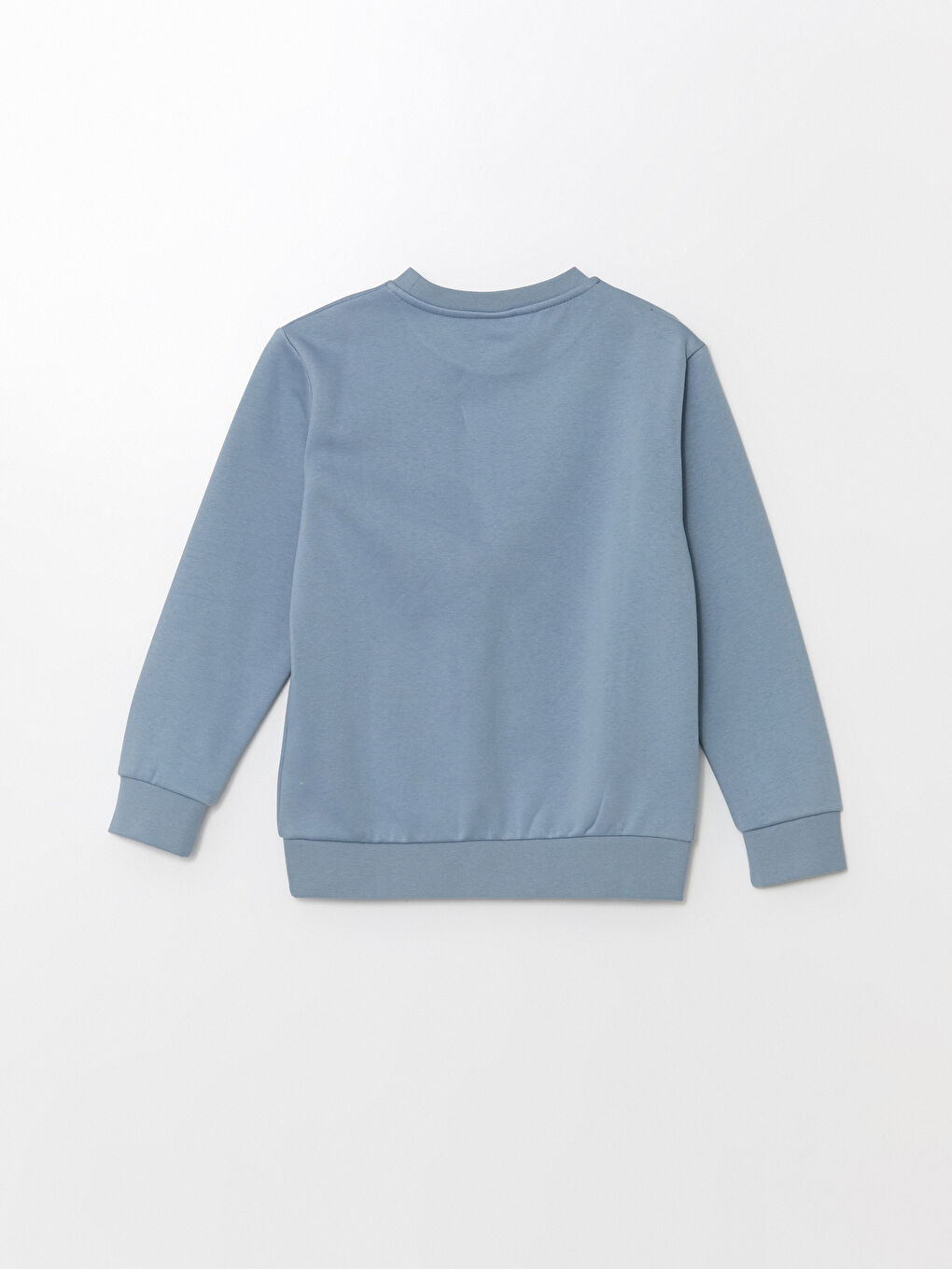 LCW Kids Açık Mavi Bisiklet Yaka Erkek Çocuk Kalın Sweatshirt - 2