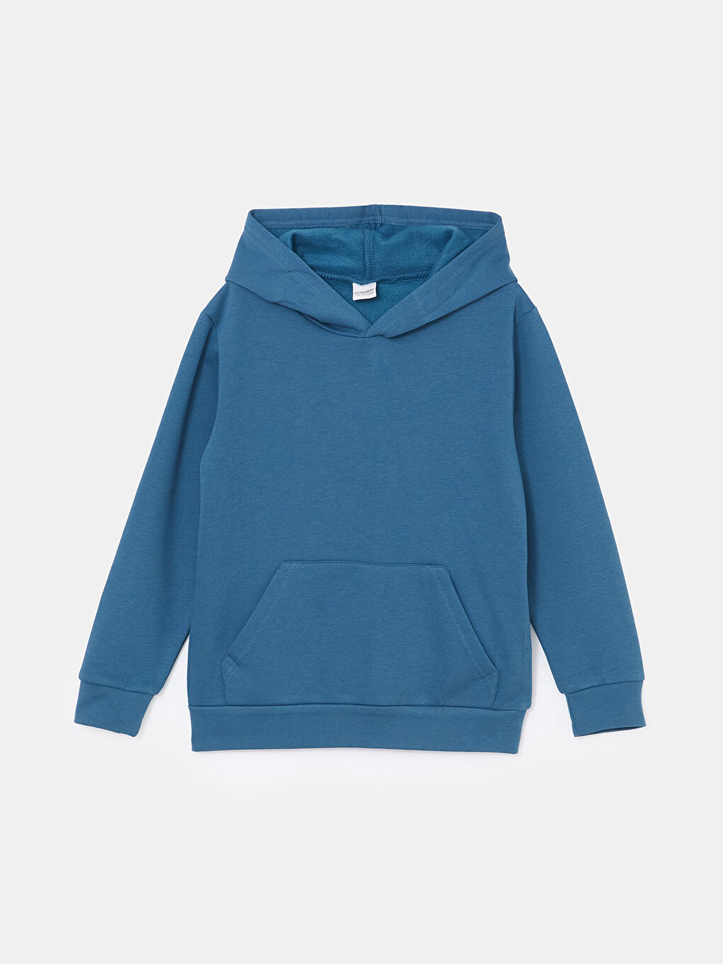 LCW Kids Petrol Kapüşonlu Erkek Çocuk Kalın Sweatshirt