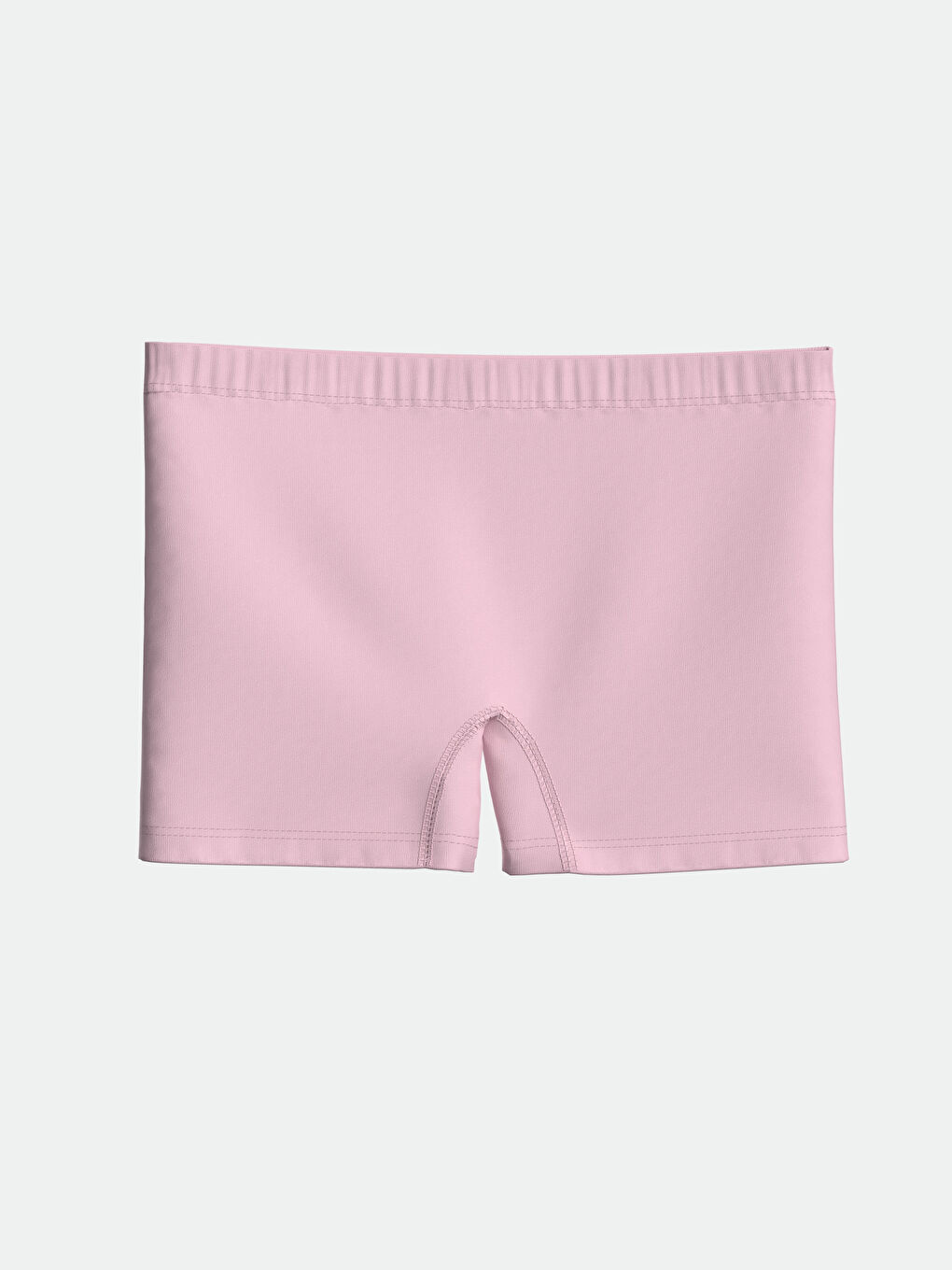 Pembe Beli Lastikli Basic Kız Çocuk Boxer