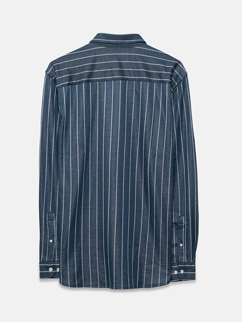 SOUTHBLUE Slim Fit Long Sleeve Striped Men's Shirt -W44306Z8-RFH